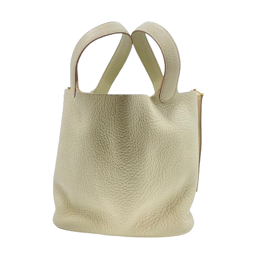 【現金特価】エルメス ピコタンロック MM べトン トリヨンクレマンス ゴールド金具 B刻印