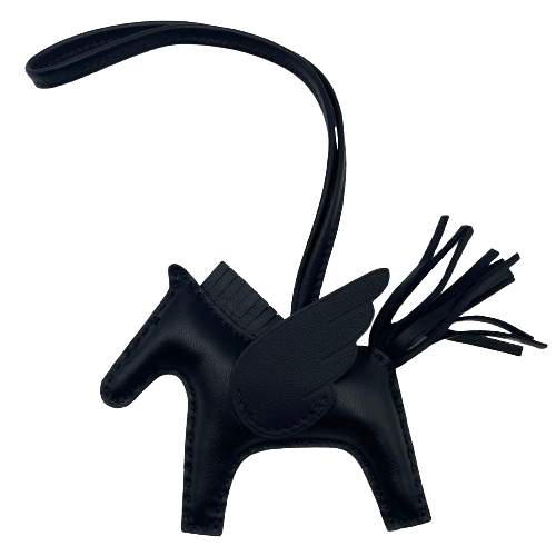 エルメス ペガサス バッグチャーム ノワール PM B刻印