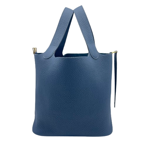 HERMES エルメス　ピコタンMM青 エルメス ピコタンロック MM ニューブルージーントリヨン