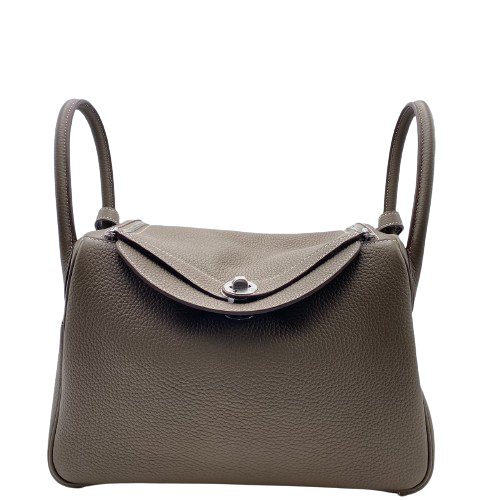 エルメス リンディ30 エトゥープ トリヨンクレマンス シルバー金具 U刻印