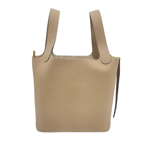 エルメス ピコタンロック PM ベージュドワイマール トリヨンモーリス ゴールド金具 U刻印