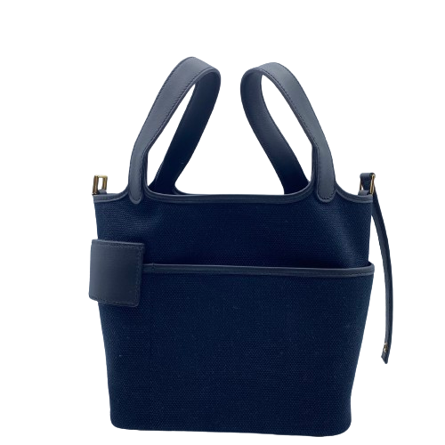 エルメス ピコタンロックカーゴ PM ノワール トワルゴエラン/スイフト ゴールド金具 U刻印