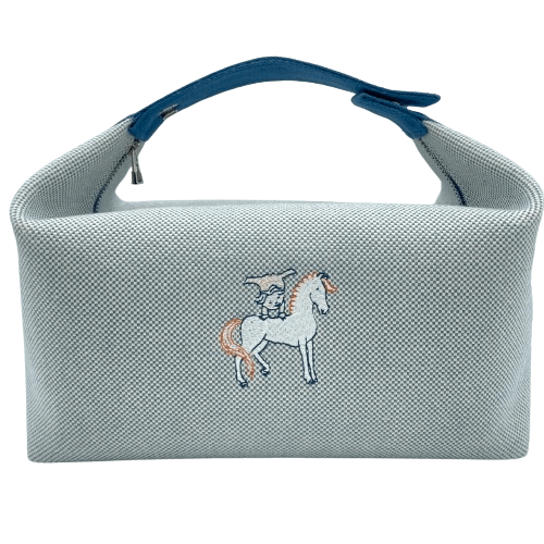 エルメス　ブリッドアブラック　GM ガブリオル　ブルーナティエ　新品未使用 エルメス ブリッド・ア・ブラック カブリオレ GM ブルーナティエ