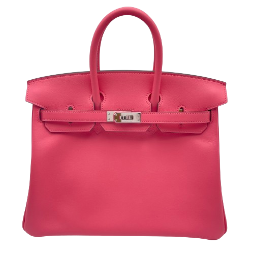 エルメス バーキン 25 ローズアザレ スイフト シルバー金具 B刻印