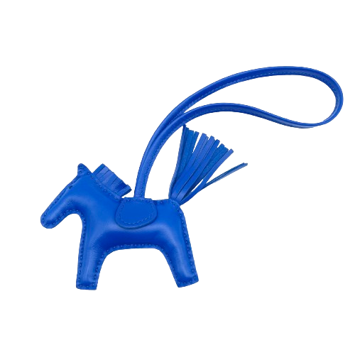 エルメス ロデオチャーム PM ブルーエレクトリック U刻印