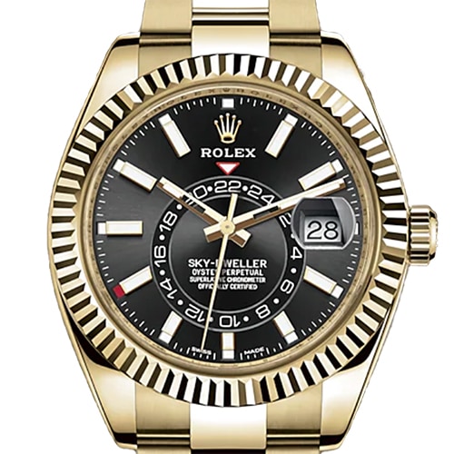 ロレックス スカイドゥエラー 326938 ブライトブラック