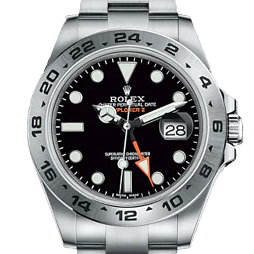 ロレックス エクスプローラーII 216570 オイスターブレスレット ブラック