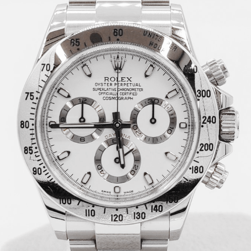 ロレックス デイトナ 116520 オイスターブレスレット ホワイト
