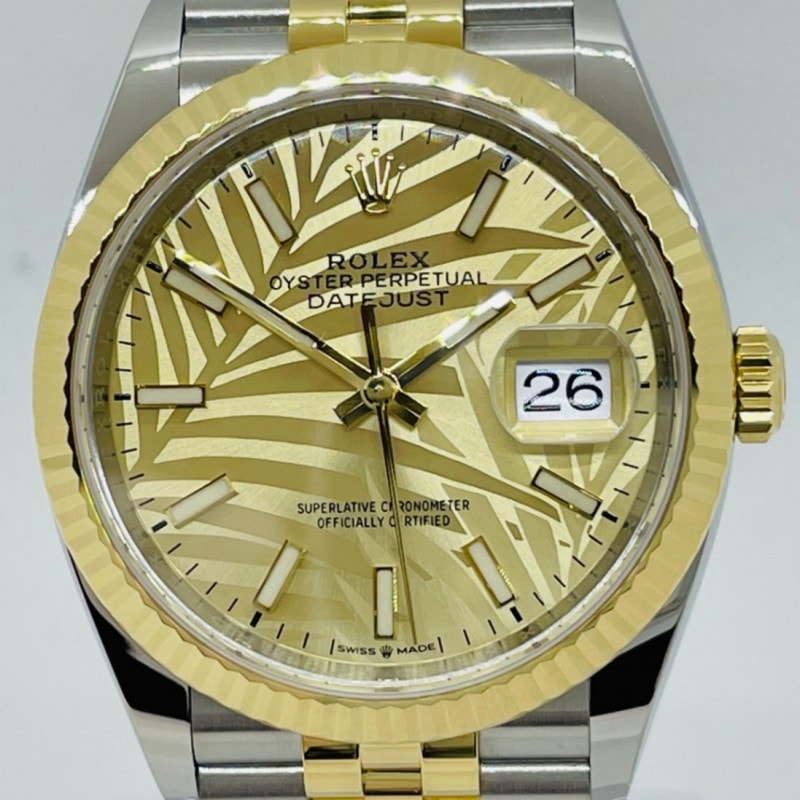 ロレックス デイトジャスト 126233 パームモチーフ