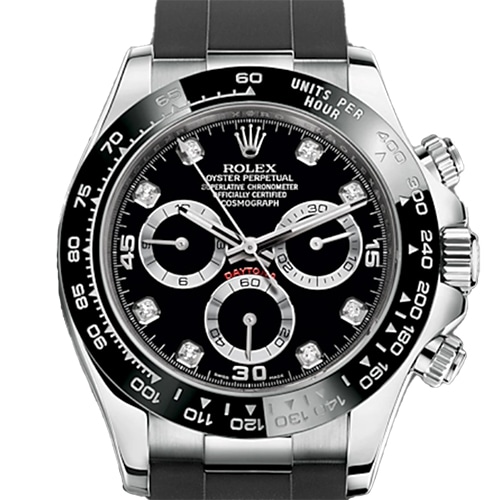 ロレックス デイトナ 116519LNG ブラック8Pダイヤ