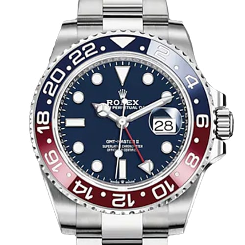 ロレックス GMTマスターII 126719BLRO オイスターブレスレット ブルー ホワイトゴールド