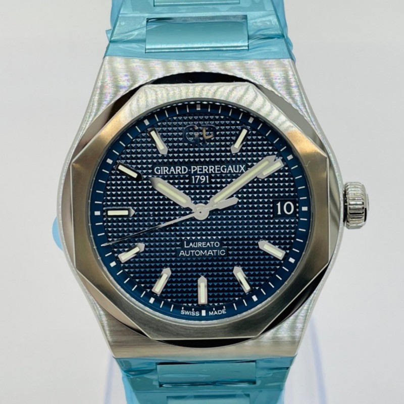 ジラール・ペルゴ　　ロレアート　ブルー　81010-11-431-11A