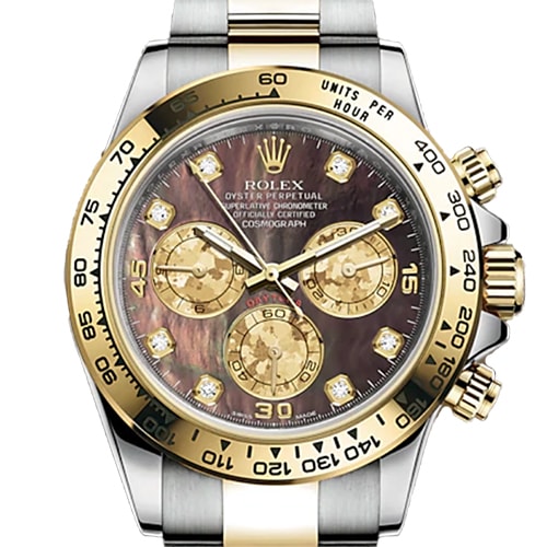 ロレックス デイトナ 116503G 8Pダイヤ　ブラックシェル