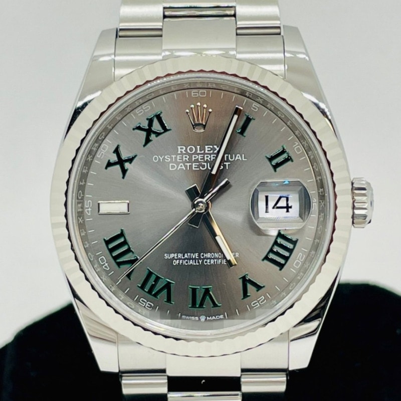 ロレックス デイトジャスト 126234 スレートローマン オイスターブレス 36mm