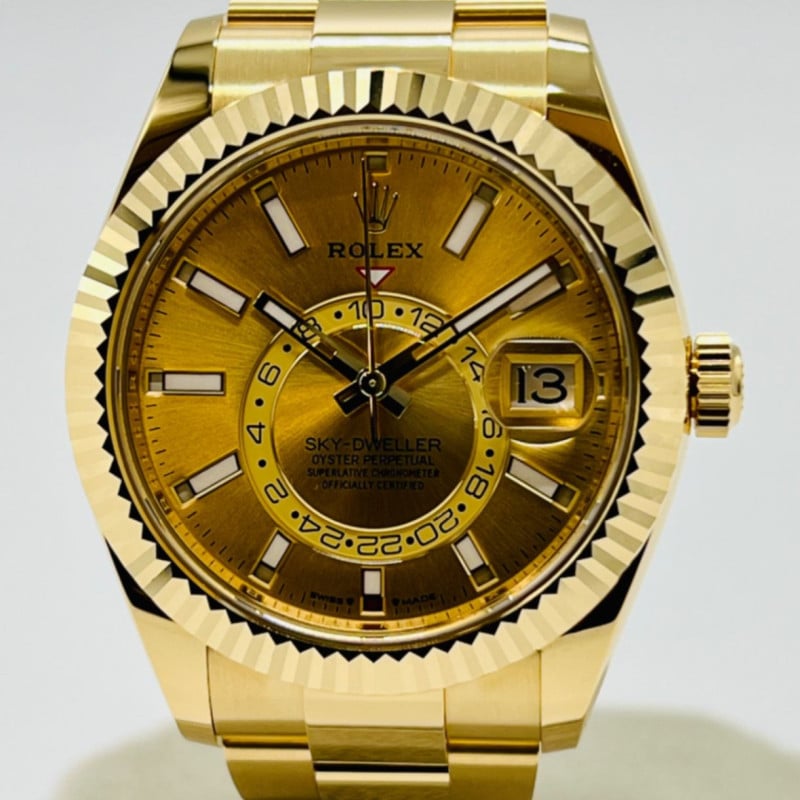 【2023年新作】ロレックス スカイドゥエラー 336938 シャンパンカラー