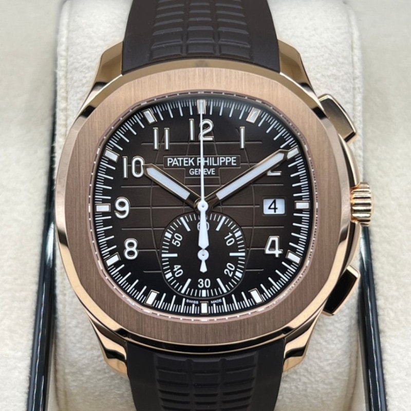 【2023年8月保証書付属！】パテックフィリップ アクアノート 5968R-001 ブラウン 42.2mm