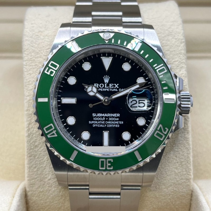 【2023年10月ギャラ】ロレックス サブマリーナ デイト 126610LV オイスターブレスレット ブラック グリーン 41mm
