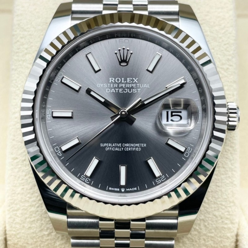 ロレックス デイトジャスト 126334 スレートジュビリーブレスレット 41mm