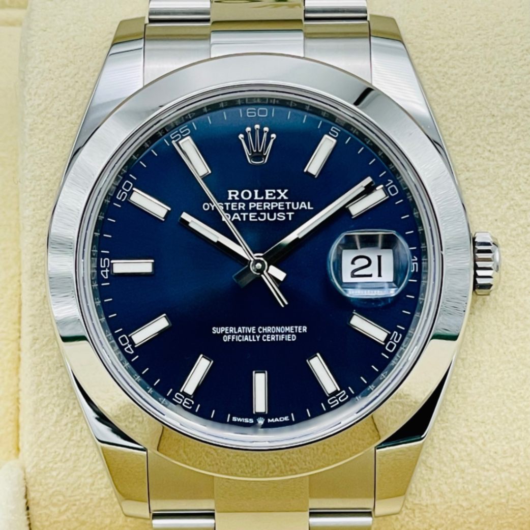 ロレックス　デイトジャスト41 126300用　オイスターブレス 新品)ROLEX ロレックス デイトジャスト 41 126300 スレート