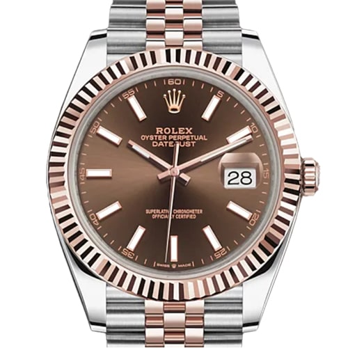 ロレックス デイトジャスト 126331 チョコレート ジュビリーブレス 41mm