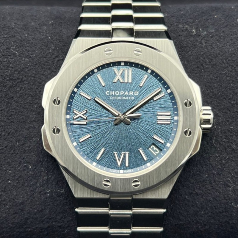 ショパール アルパインイーグル ラージ 298600-3001 ブルー 41mm