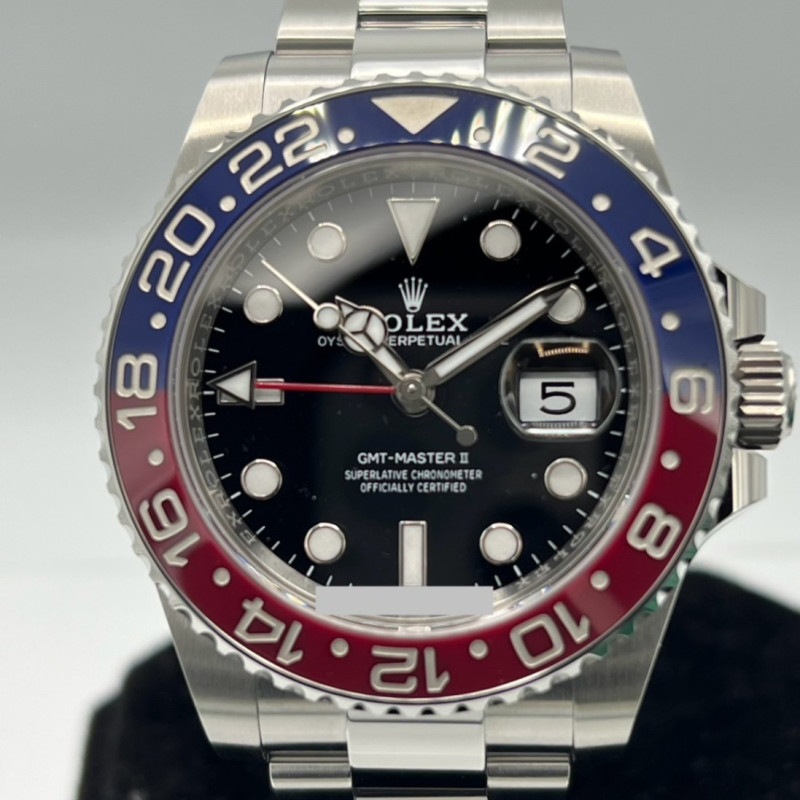 ロレックス GMTマスターII 126710BLRO オイスターブレスレット ブラック 40mm