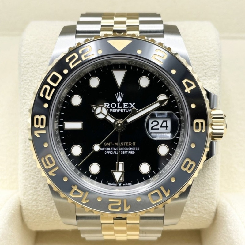 ロレックス GMTマスターII 126713GRNR ブラック 40mm