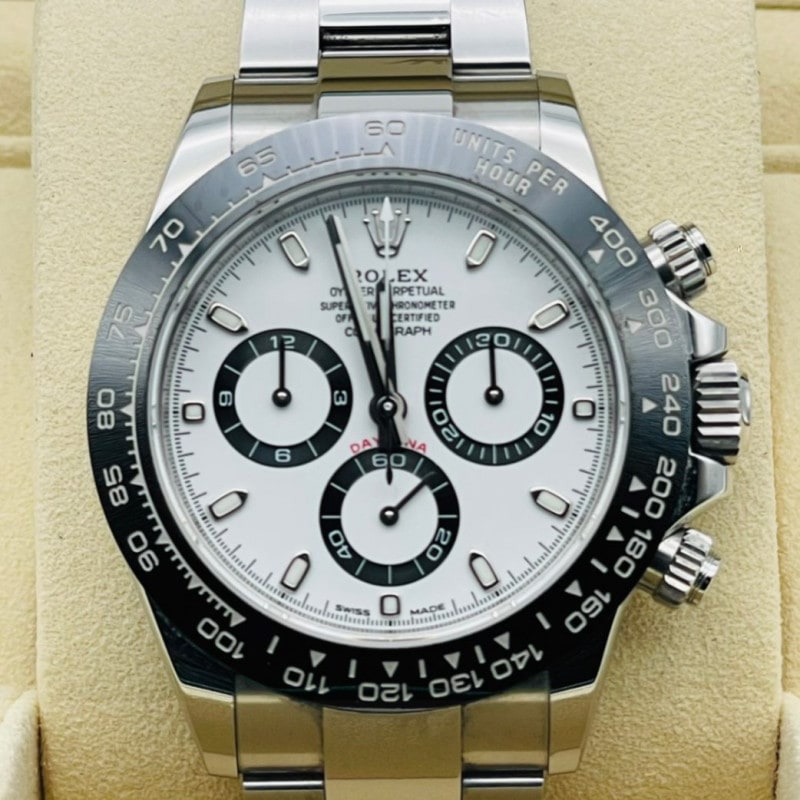 ロレックス デイトナ 116500LN オイスターブレスレット ホワイト 40mm