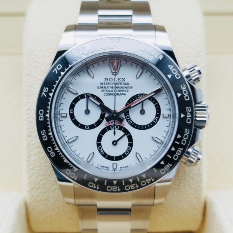 ロレックス デイトナ 126500LN  ホワイト 40mm ステンレススチール オイスターブレス