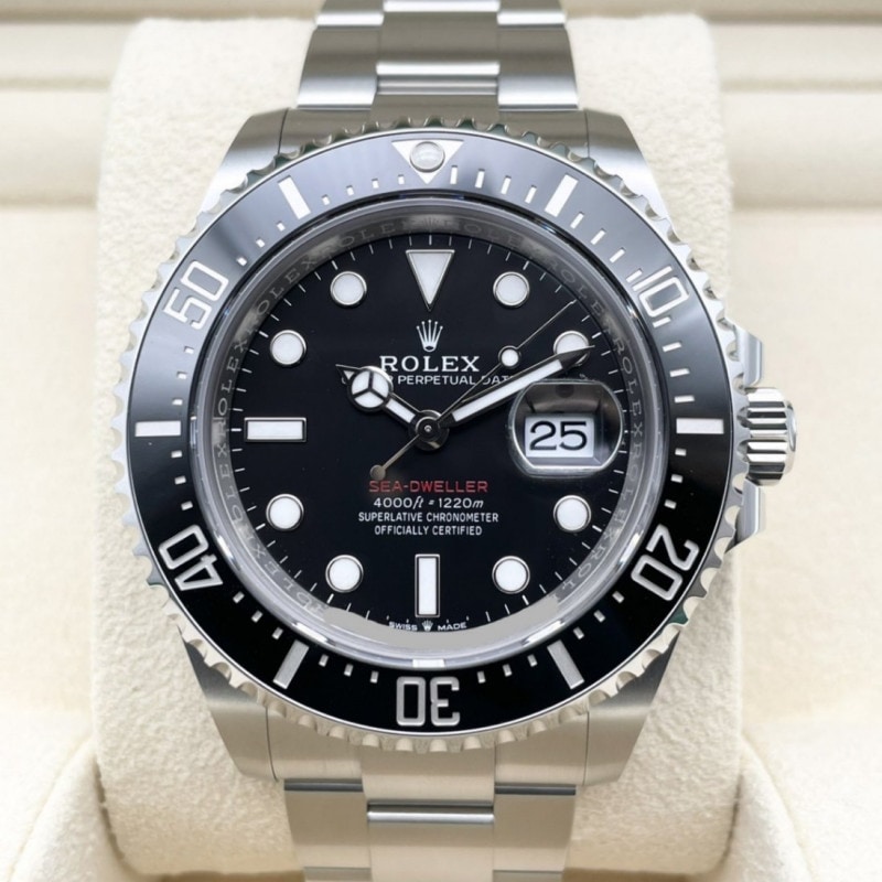 ロレックス シードゥエラー 126600 オイスターブレスレット ブラック 43mm