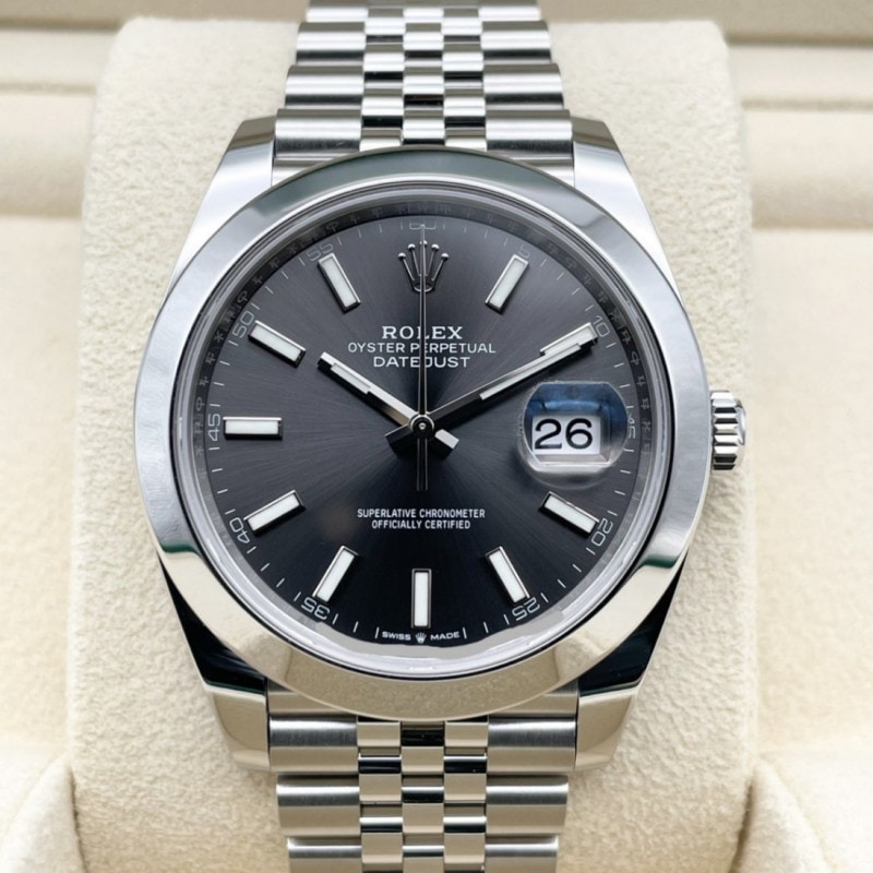 ロレックス デイトジャスト 126300 ジュビリーブレスレット スレート 41mm