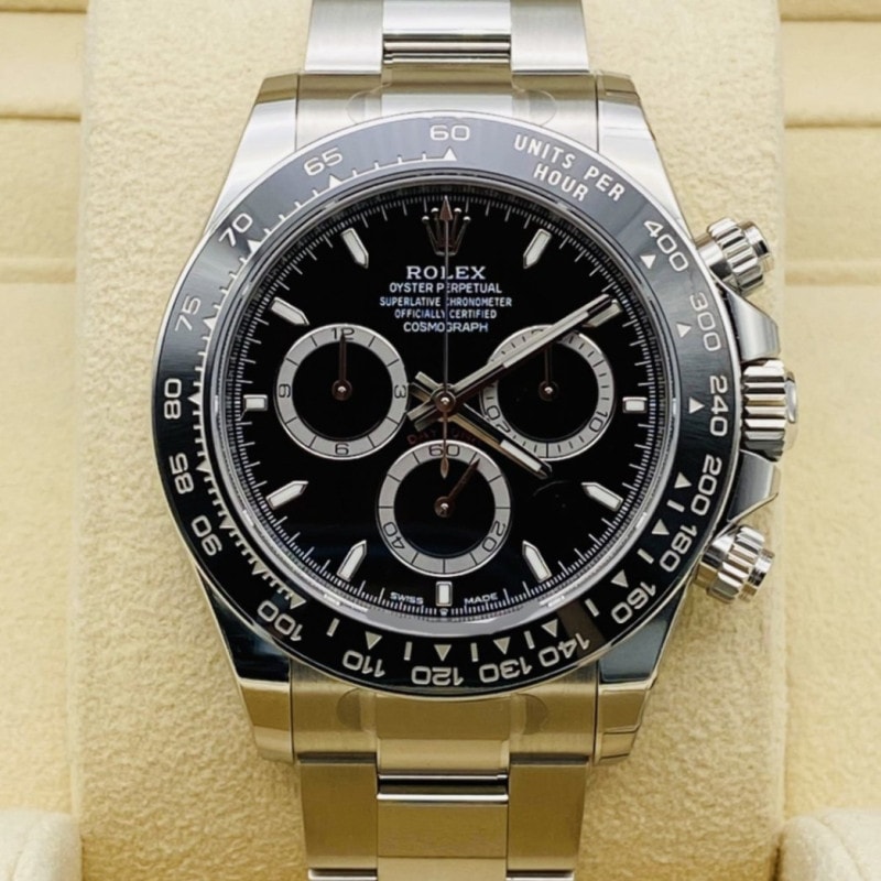 ロレックス デイトナ 126500LN  ブラック 40mm ステンレススチール オイスターブレス