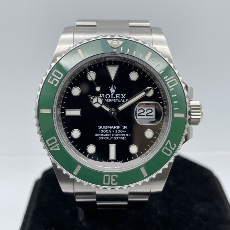 ロレックス サブマリーナ デイト 126610LV オイスターブレスレット ブラック グリーン 41mm