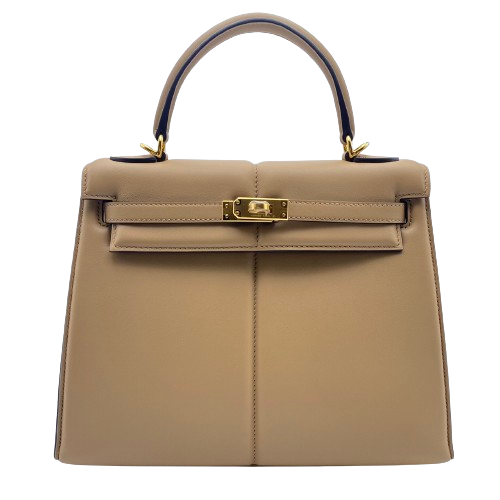 エルメス ケリーパデッド 25 チャイ スイフト ゴールド金具 B刻印