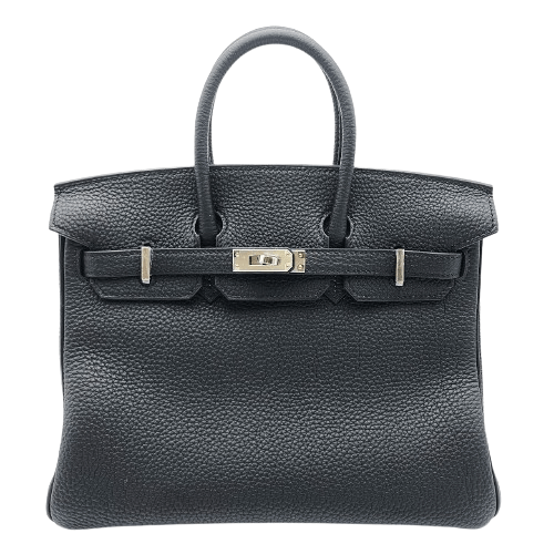 エルメス　ドコン　ノワール　ダークブラウン　シルバー金具 現金特価】エルメス バーキン 25 ノワール トゴ シルバー金具 W刻印