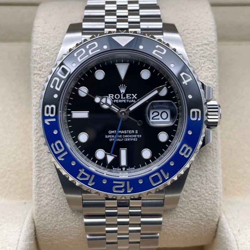 ロレックス GMTマスターII 126710BLNR ジュビリーブレスレット ブラック バットマン 40mm