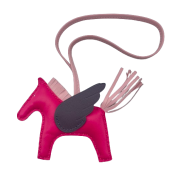 エルメス ペガサス バッグチャーム PM フランボワーズ/ルージュセリエ/ローズサクラ B刻印