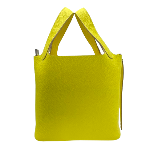 エルメス ピコタンロック PM ライム トリヨンクレマンス シルバー金具