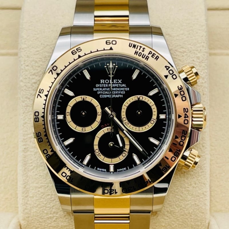 ロレックス デイトナ 126503 ブラック ステンレススチール＋ゴールド オイスターブレス 40mm