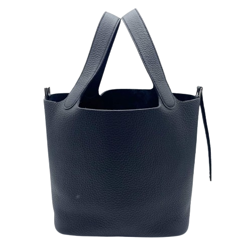 エルメス ピコタンロック MM ノワール トリヨンクレマンス シルバー金具 W刻印