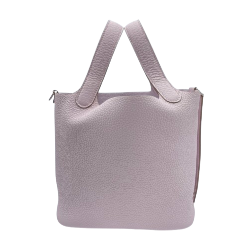 エルメス ピコタンロック PM モーヴペール トリヨンクレマンス シルバー金具 W刻印