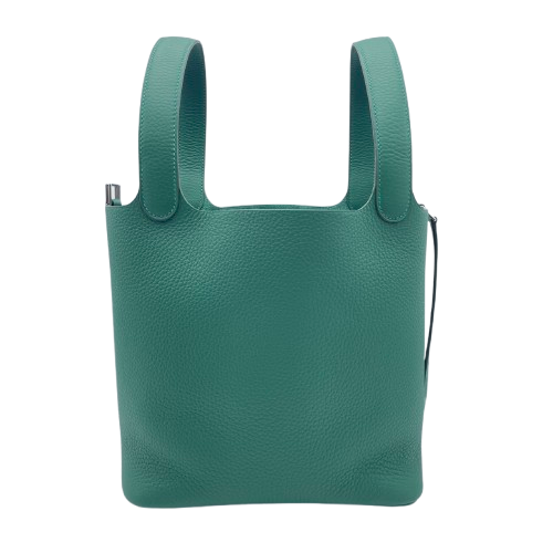 エルメス ピコタンロック MM ヴェールモヤン トリヨンクレマンス シルバー金具 W刻印