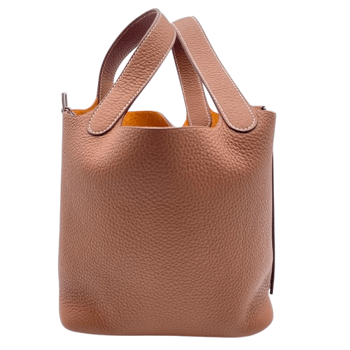 エルメス ピコタンロック PM ゴールド トリヨンクレマンス シルバー金具 B刻印