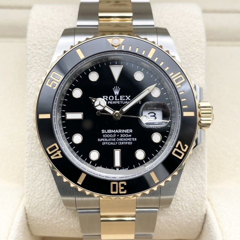 ロレックス サブマリーナデイト 126613LN ブラック ステンレススチール+イエローゴールド 41mm