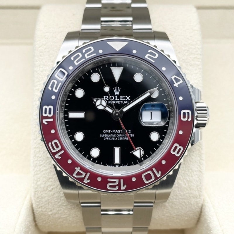 ロレックス GMTマスターII 126710BLRO オイスターブレスレット ブラック 40mm