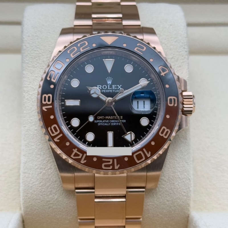 ロレックス GMTマスターII 126715CHNR ブラック エバーローズゴールド 40mm