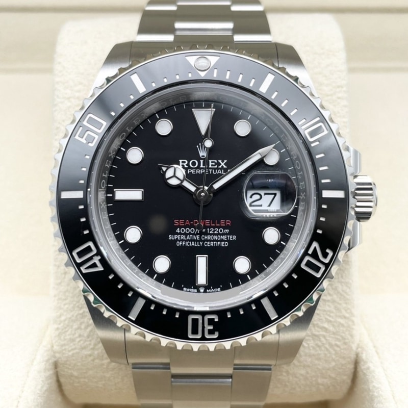 ロレックス シードゥエラー 126600 オイスターブレスレット ブラック 43mm