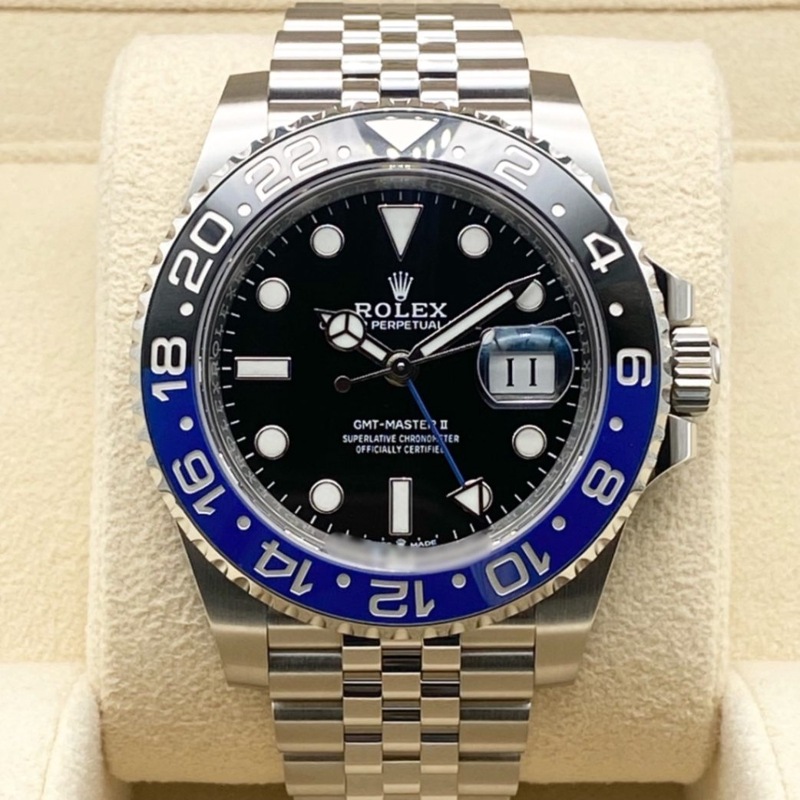 ロレックス GMTマスターII 126710BLNR ブラック ステンレスチール ジュビリーブレスレット 40mm
