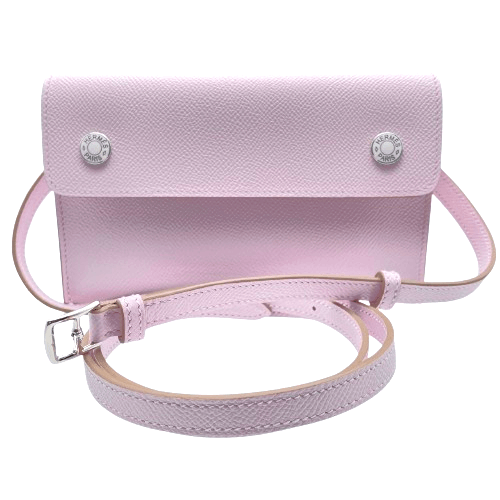 【2024年新作】エルメス ナップトゥーゴー モーヴペール エプソン シルバー金具 W刻印