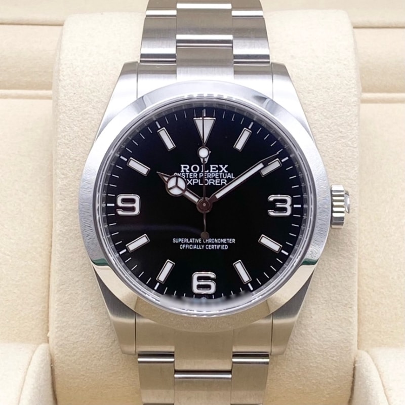 ロレックス エクスプローラー 224270 ブラック ステンレスチール オイスターブレス 40mm